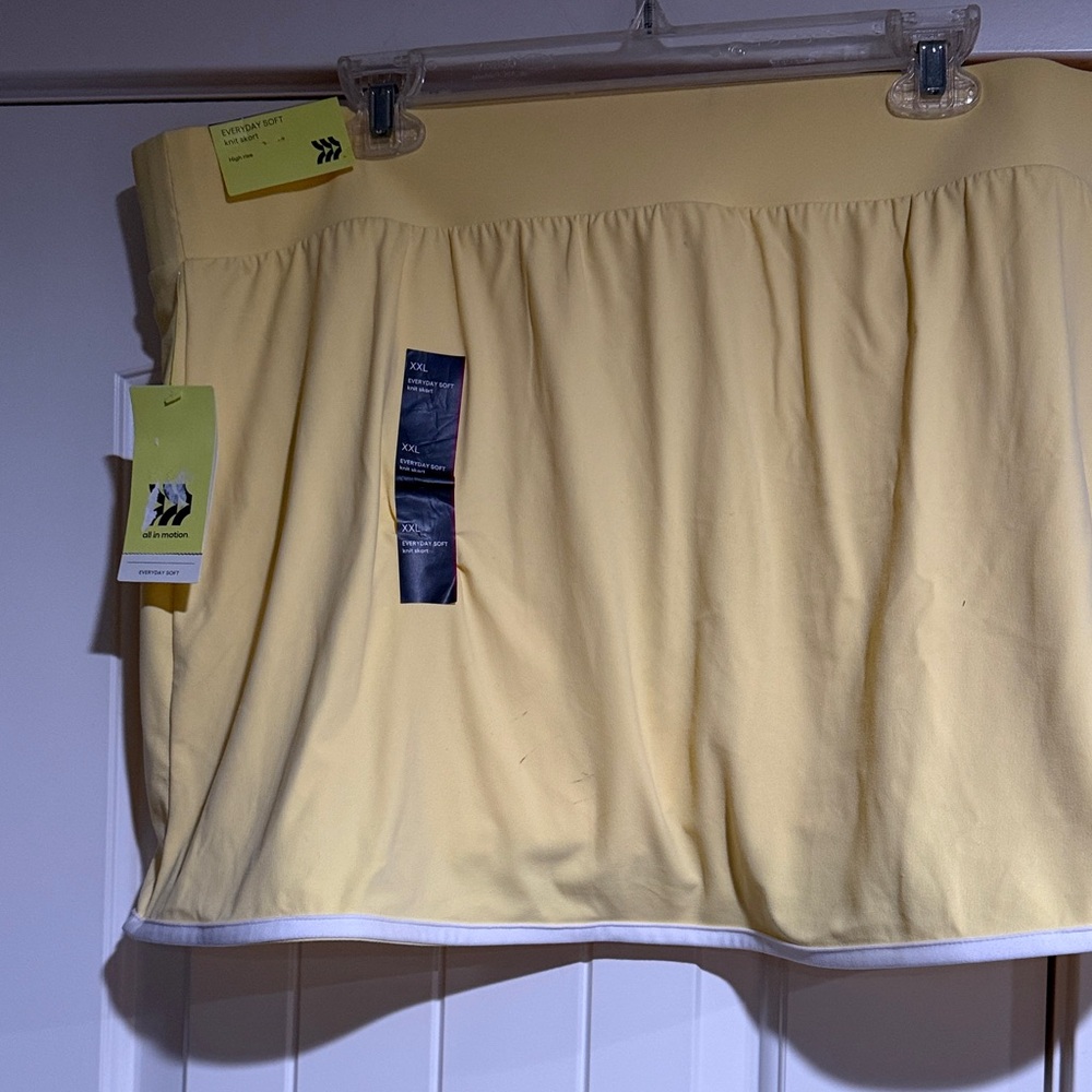 All in Motion Light Yellow Athletic Skort